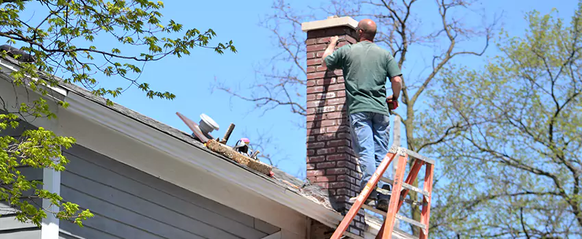 Vinyl and PVC Chimney Flashing Installation in Pleasant Prairie, WI