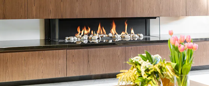 Double-height Fireplace Design Refurbishment in Pleasant Prairie, Wisconsin