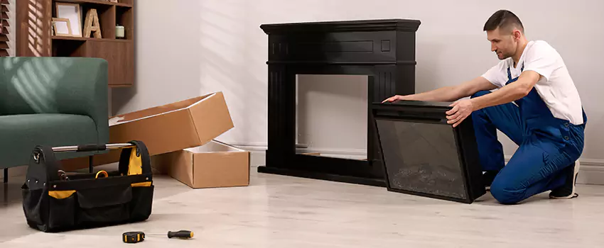 Old Rusted Metal Fireplace Repair And Replacement in Pleasant Prairie, WI